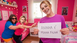Aninha went to visit Tete and Beatriz got jealous!