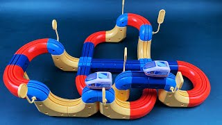 8 minutes Building a Magnetic Electric Train Set 🚂 | Satisfying DIY ASMR (No Talking) screenshot 1