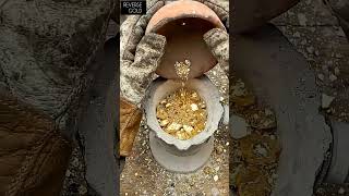 REVERSE GOLD | Gold Discovery &amp; Extraction #golddiscovery #goldmining #gold