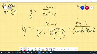 2019 AP Calculus AB Practice Exam MC 29