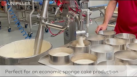 The Unifiller iFill is perfect for direct depositing of liquid to viscous and also aerated batters