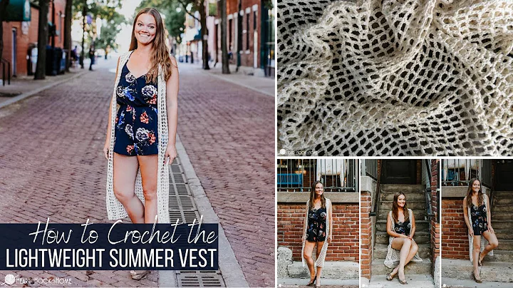 Lightweight Summer Vest Crochet Pattern Companion Video