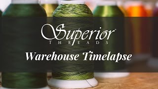 Superior Threads Order Fulfillment Timelapse