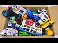 トミカ☆ 箱いっぱいの『はたらくくるま』のミニカーが坂道を走るよ!A Box full of Mini Cars. A Working Car Runs on a Slope! vehicle