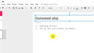 How to insert text box in Google slides