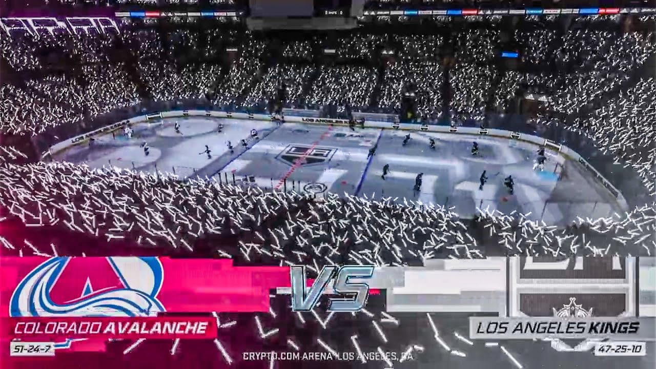 LA Kings vs Colorado Avalanche 10/11/2023 NHL 24 Gameplay - YouTube