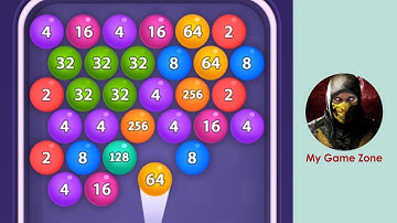 Level 11-20 | Shoot Bubbles and Merge Bubble | 2048 Bubble Merge | #gameplay