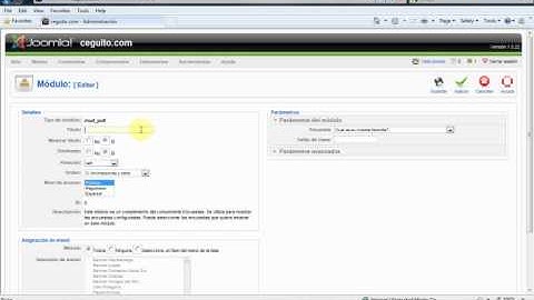 Como crear una encuesta en Joomla