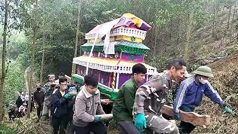 Lễ đưa tang của dân tộc tày.yên trạch thái nguyên.