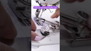 #shorts How to use hemmer attachment with sewing machine