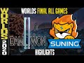 DWG vs SN Highlights ALL GAMES | GRAND FINAL Worlds 2020 Playoffs | Damwon Gaming vs Suning