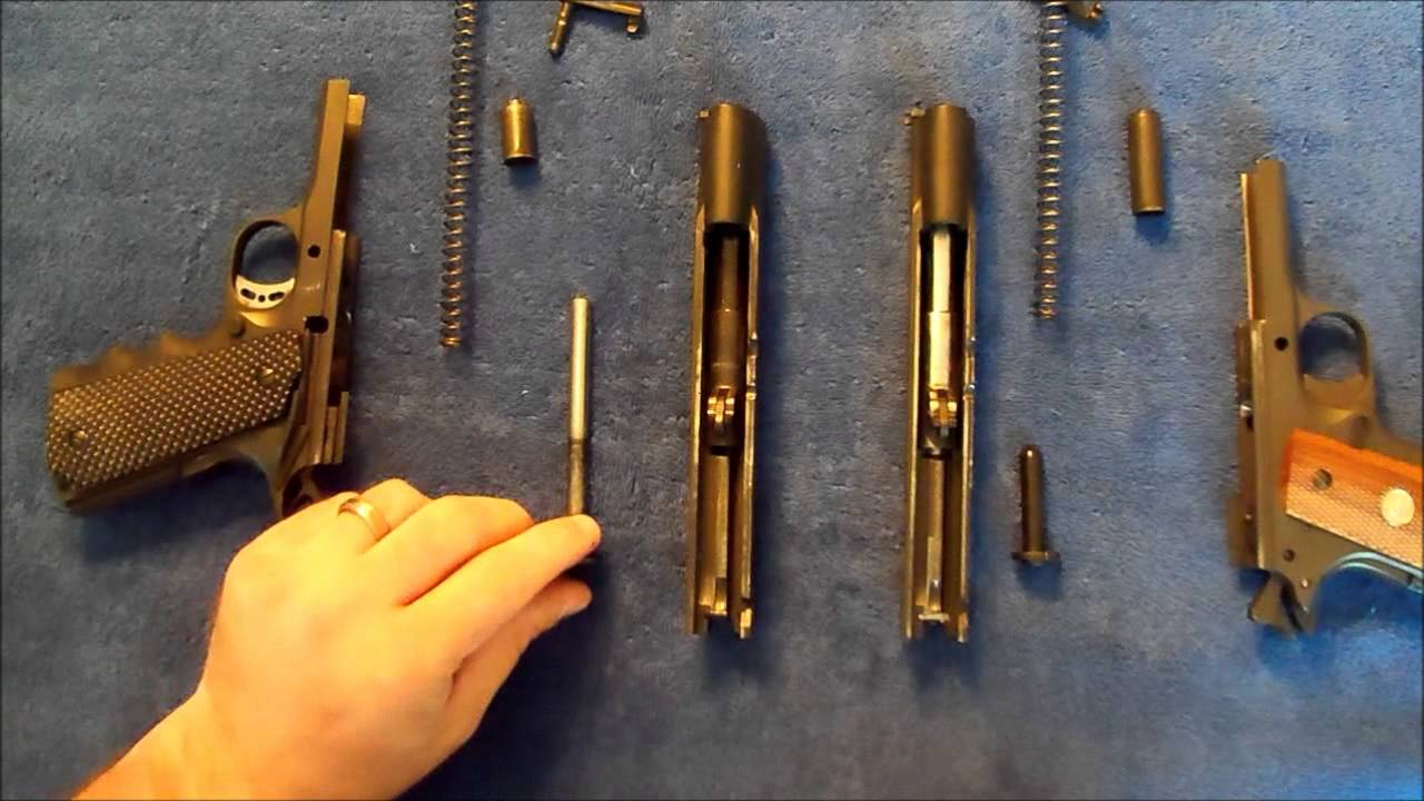 1911: GI vs Full Length guide rods - YouTube