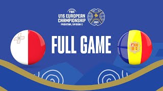 Malta v Andorra | FIBA U16  European Championship 2023