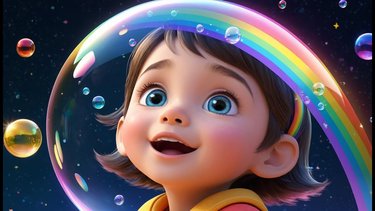 Splish, Splash, A Rainbow Bath | Fun Bath Time Song for Toddlers | Colorful Nursery Rhyme for Kids