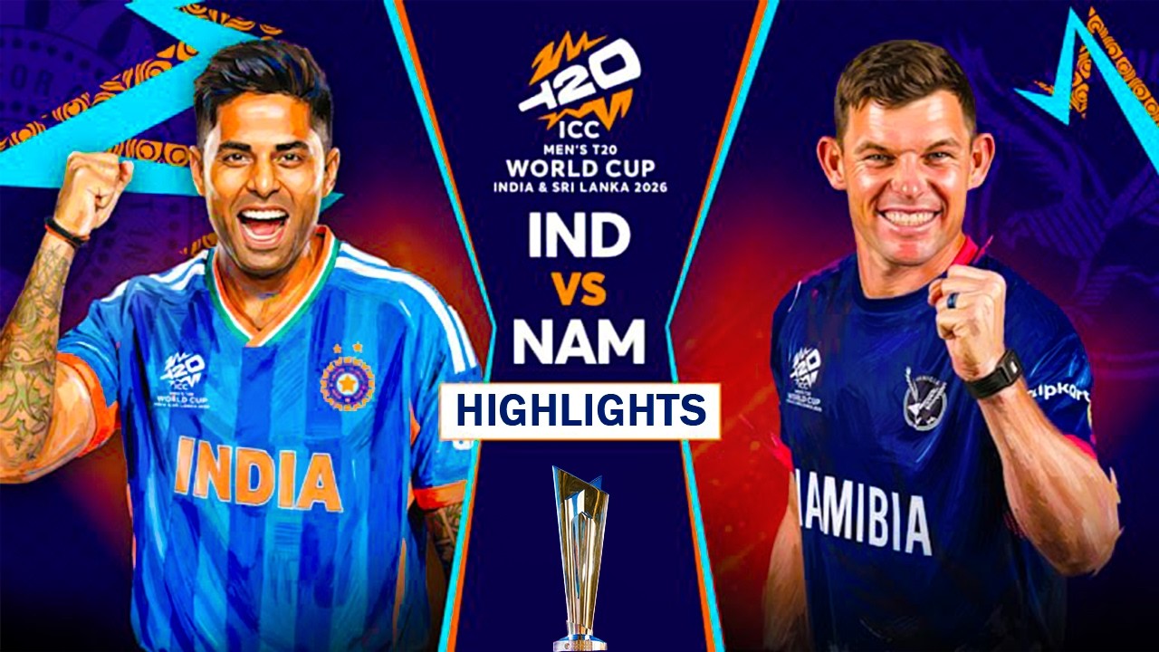 ICC T20 World Cup 2026 | IND vs NAM Highlights | India vs Namibia Full Match Highlights