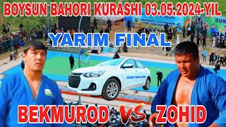 ZOXID BEKMUROD BOYSUN BAHORI Kurashi 3.05.2024.#bexruz_uz #miliy_kurash #judo