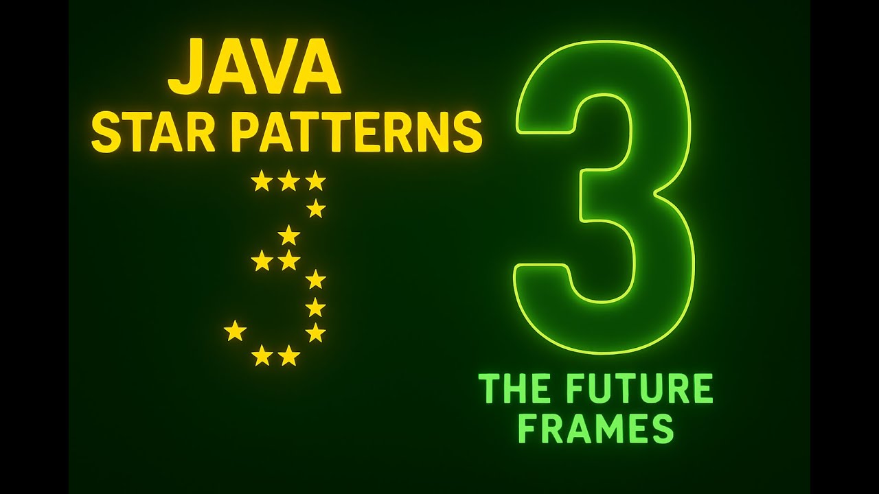 star pattern in java || java tutorials 2023 || tekno... Java Star Pattern: Print 3 (Smooth Arcs) | The Future Frames #coding # ...