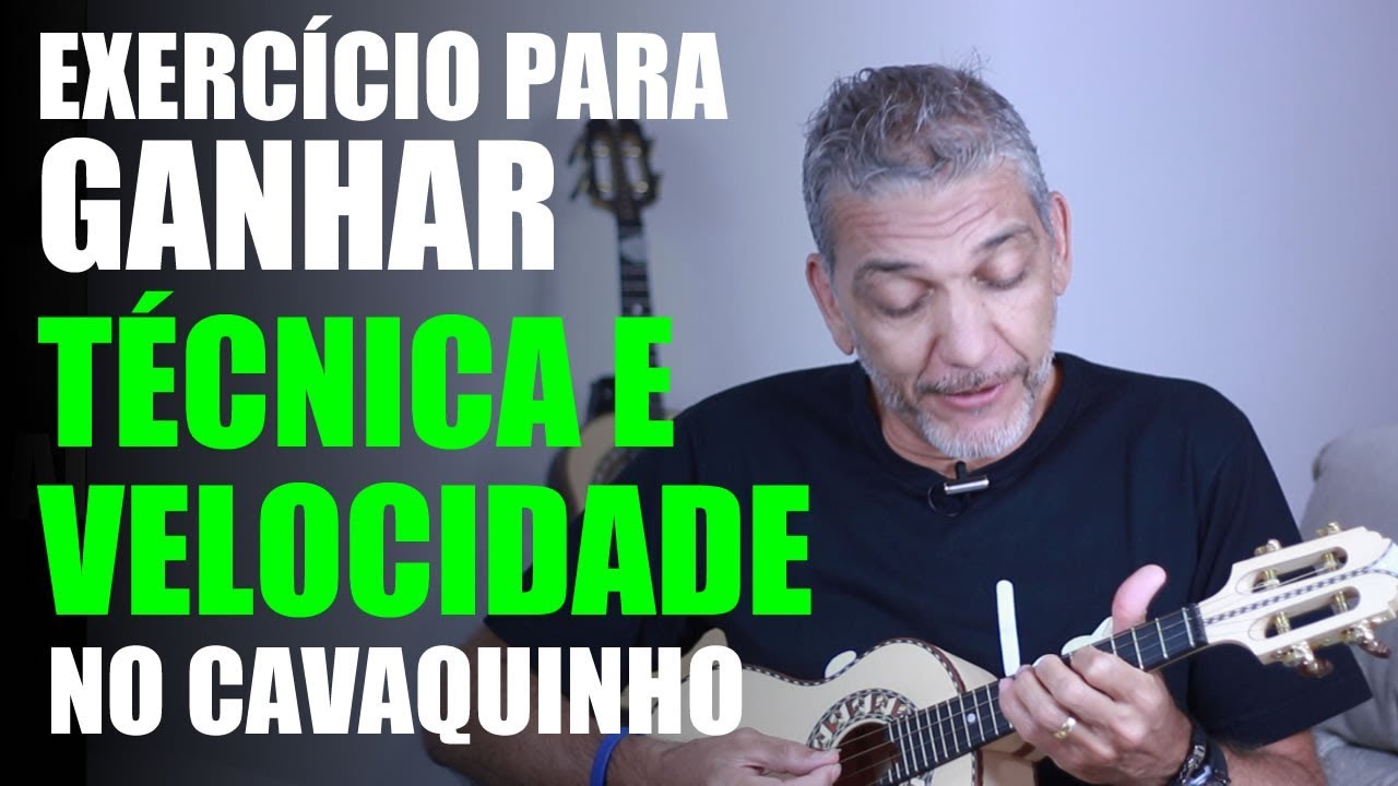 Exercício Poderoso Para Ganhar Técnica e Velocidade no Cavaquinho - Professor Damiro