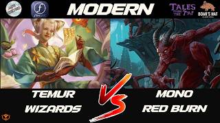 Temur Wizards VS Mono Red Burn [MTG Modern]