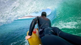 Bodyboard GoPro Pole Mount | FIRST SESSION Raw POV screenshot 2