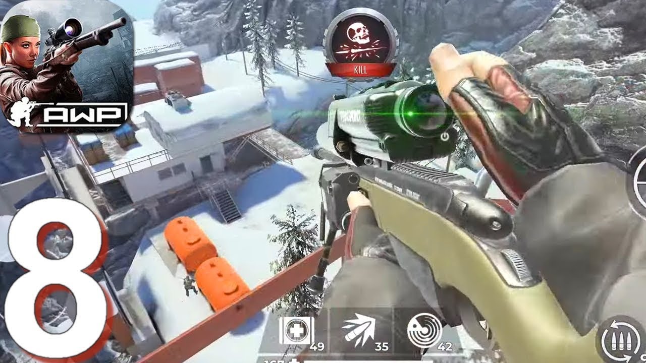 AWP Mode: Elite online 3D sniper FPS - Gameplay Walkthrough Part 8 (Android, iOS)