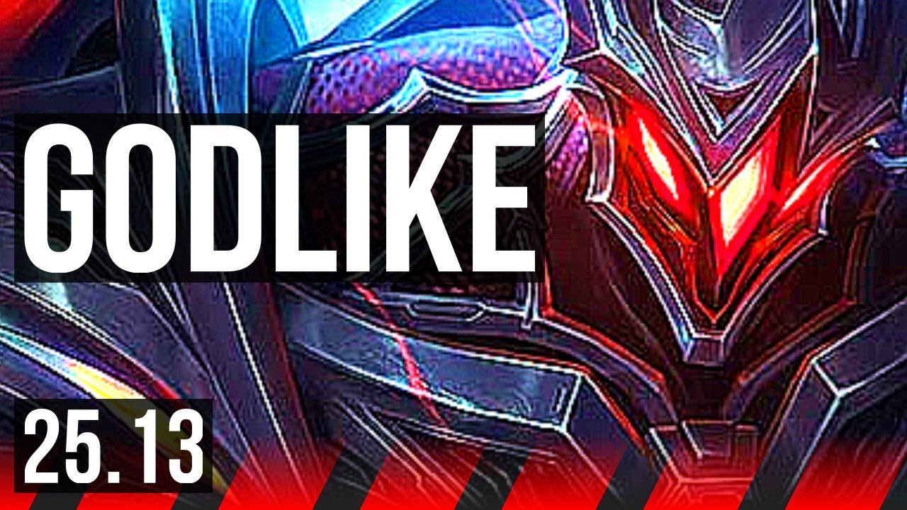 ZED vs JAX (TOP) | 10/1/4, Godlike, 500+ games | KR Master | 25.13