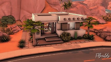 Desert Tiny House in The Sims 4! 🏜️🌵  Stop Motion Build