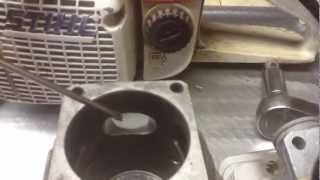 2 Stroke Engine Cylinder Mod and Porting Stihl 066 Chainsaw