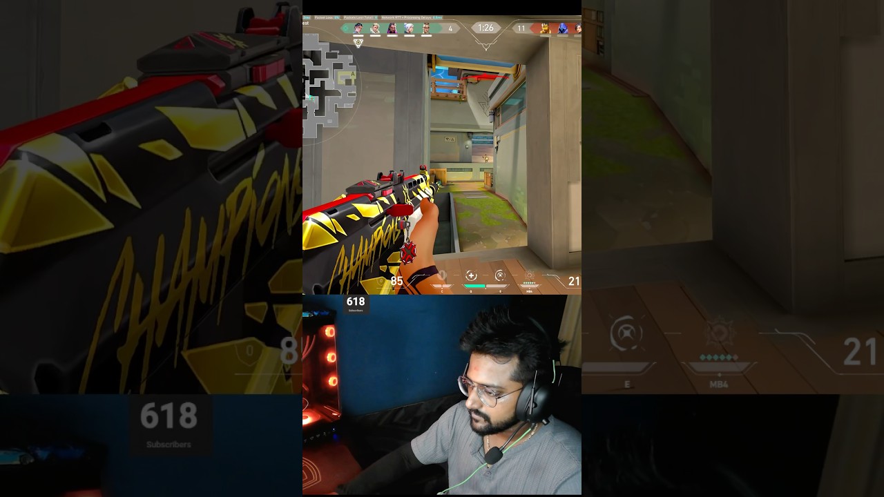 Champions Vandal 4k Round Win🥵 