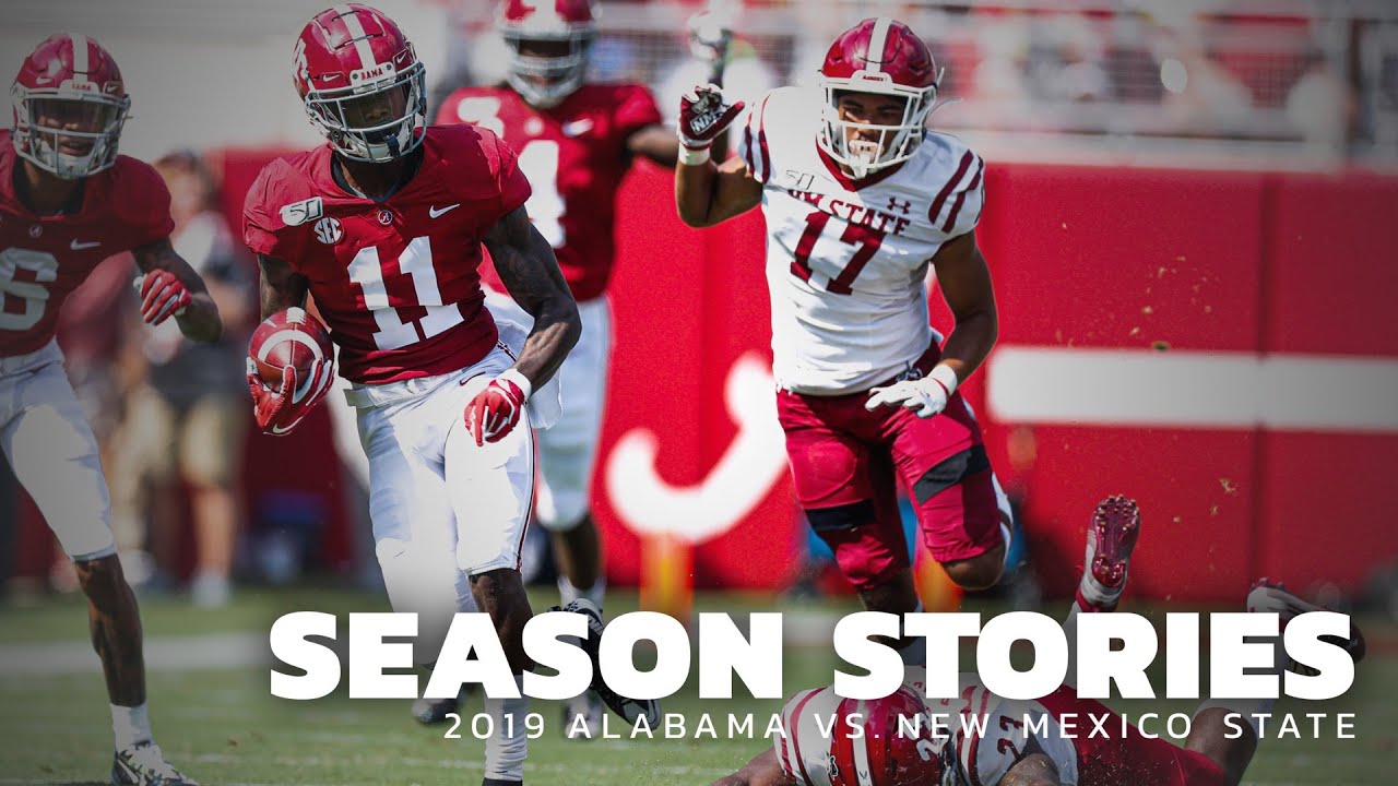 Season Stories Alabama vs New Mexico State 2019 YouTube