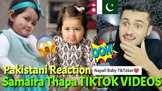 Pakistani Reaction On Nepali Cute Baby Samaira Thapa TIKTOK VIDEOS | Nepali TikToker |  Rk ReActions