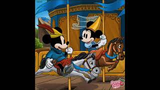 Happy Color - Fantasia: Mickey And Minnie They Ride A Carousels Mary Go Round (Disney Pics)