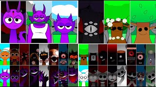 Incredibox Sprunki Mix: Durple Vs Mr. Tree Vs Oren Vs Wenda