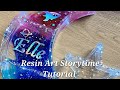 Am I Wrong For Demanding My GF Tell Me Her Alias?? - Resin Art Storytime Tutorial with Results 💜💙✨😍