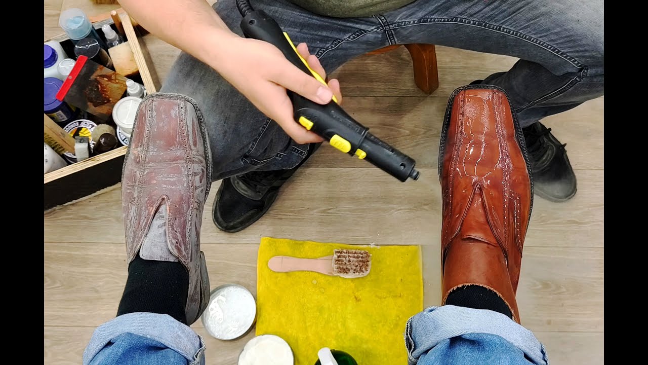 MOST RELAXING Shoe Shine Experience ASMR l Very Satisfying and Relaxing #asmr #shoeshine #relaxing