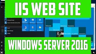 how to make website on windows server 2016 using iis (internet information service)