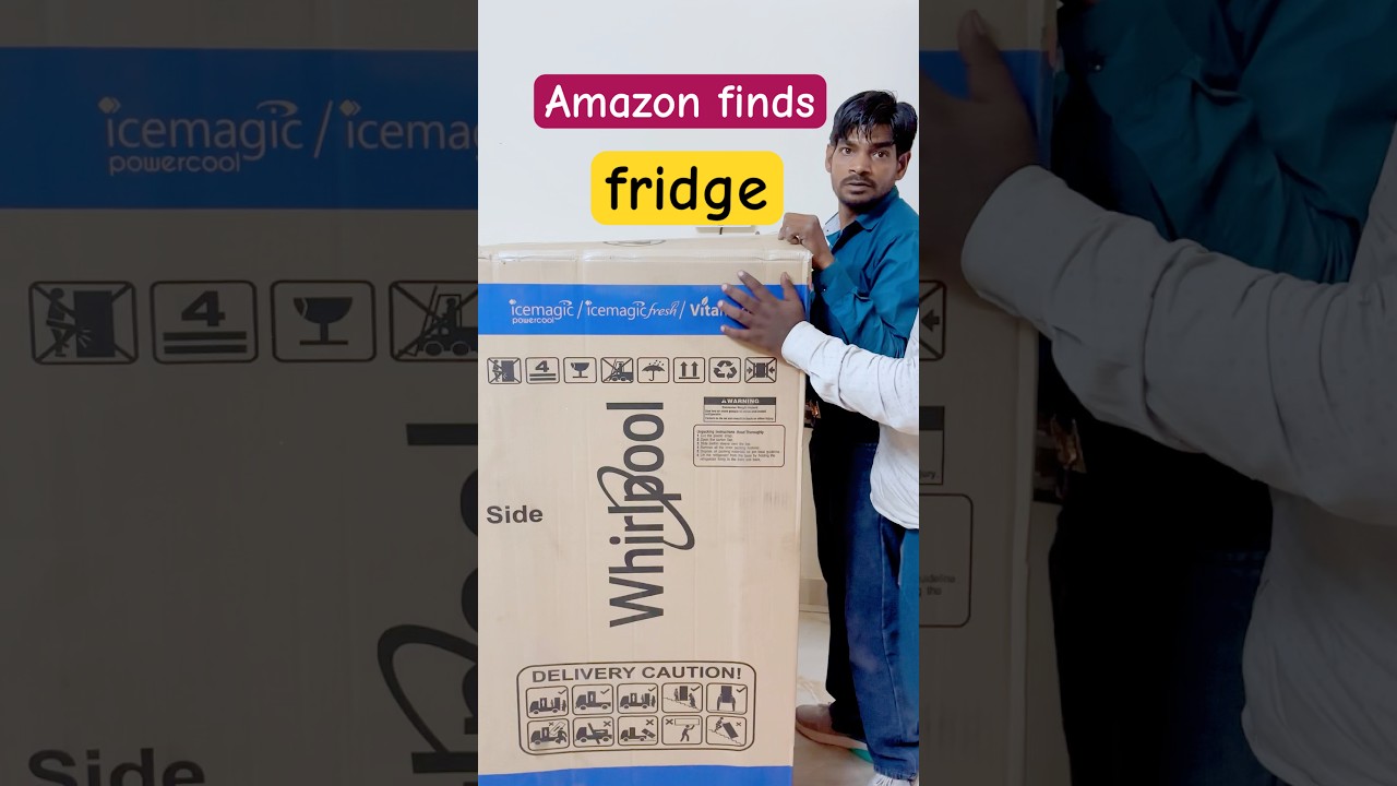 Unboxing Whirlpool 6th Sense Vita magic 3star Automatic Defrost best Fridge 2025 Amazon finds