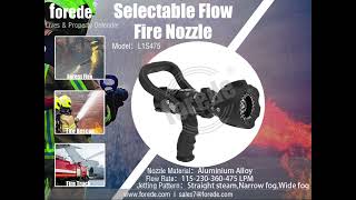 475Lpm Selectable Flow Fire Nozzle