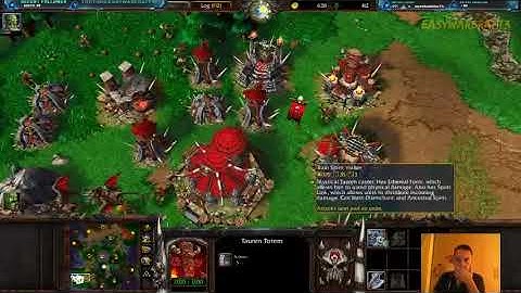 Warcraft 3 Patch 1.30 PTR Orc - Tier 2 reinforced towers and stuff vs Computer Insane