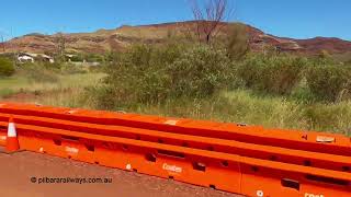 Wittenoom Townsite barricaded off for demolition.