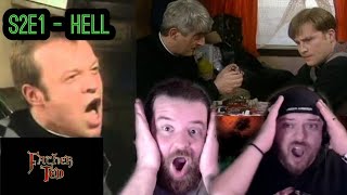 CHILL OUT FATHER NOEL!!! Americans React Father Ted - S2E1 - Hell