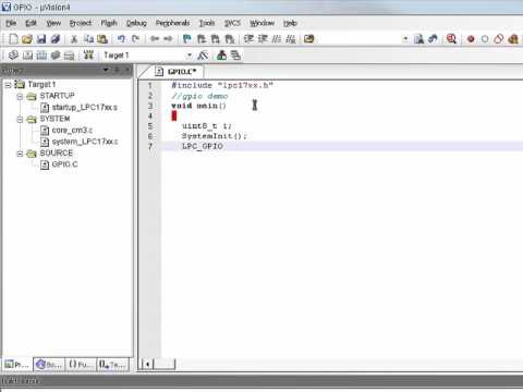 ARM Cortex M3 LCP1768 V2 - part1.avi - YouTube