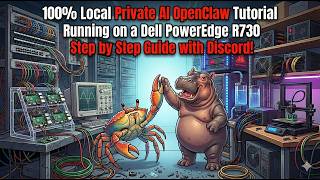 OpenClaw Step by Step Local Private AI Homelab Tutorial using a Dell PowerEdge R730 and Discord