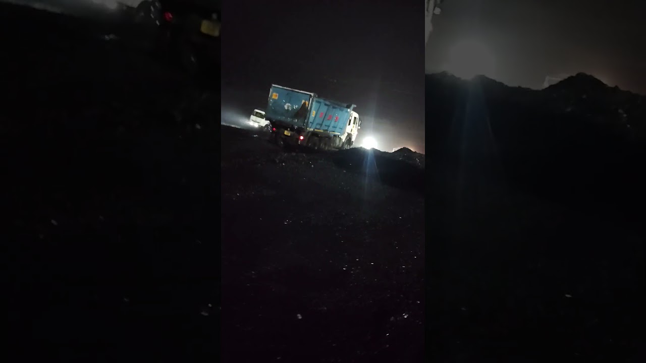 Working in Cyclone Arnab | Coal Mining During Heavy Rain & Strong Winds