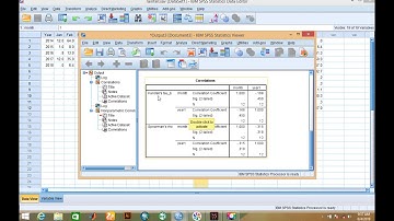 interpreting spearman pearson and kendalls tau in spss