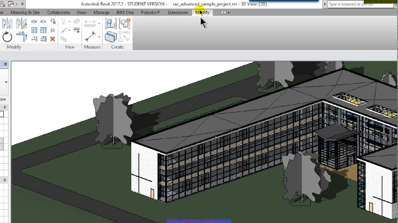 002 Tim hieu Cac cong cu trong tab Modify - YouTube