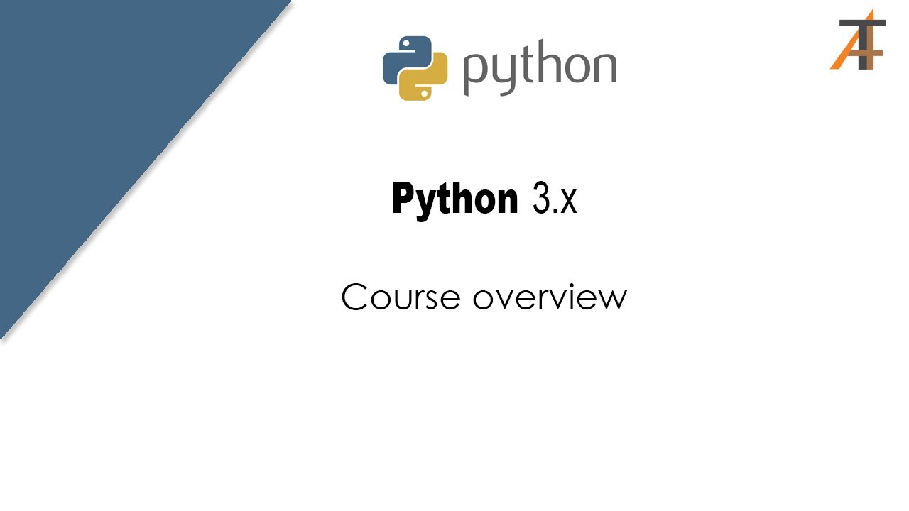 Python Course : Overview - YouTube