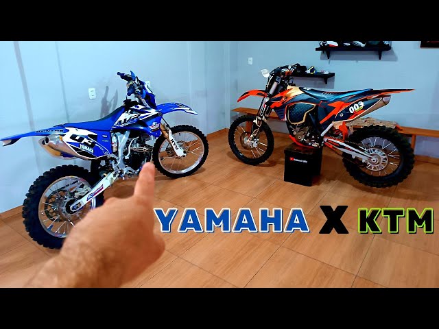 Comparando motos de trilha importadas ( Yamaha wr 250 x ktm 350