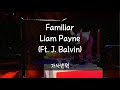 Familiar - Liam Payne(Ft. J. Balvin)(가사해석)