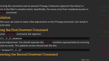 Solving the FFmpeg Issue: Text Not Appearing as Expected in Video